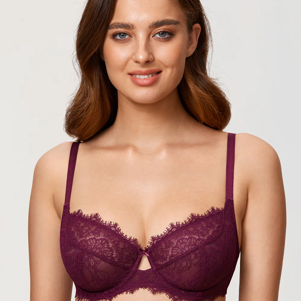 חזיית עצם תחרה בגימור עוצמתי תומך להופעה נשית חזקה