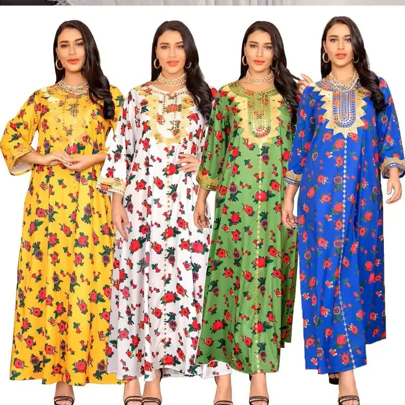 שמלת גלביה בצבעים קלילים וקייצים ללוק נשי כובש ולהופעה צבעונית