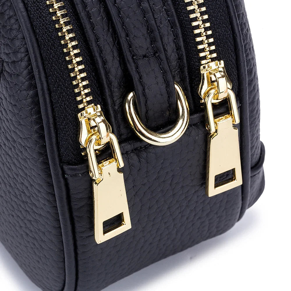 תיק אלגנטי מאיטליה לנשיאה של חפצי ערך להופעה נשית קלאסית ומרשימה