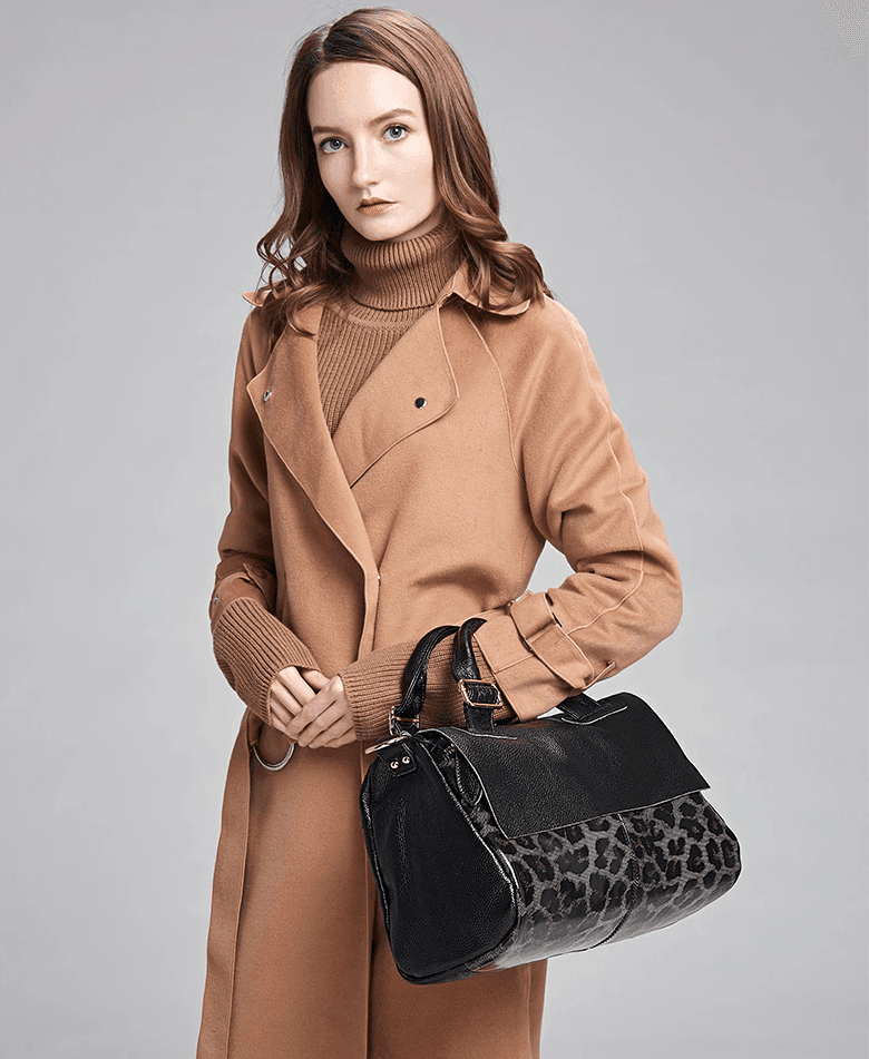 תיק עור יוקרתי מאיטליה בגימור חברבורות מ-ש-ג-ע ללוק נשי עוצמתי מתמיד - לה איסלה