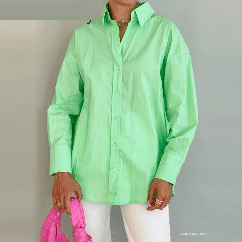 מכופתרת כותנה מושלמת בסגנון 'זארה' ללוק נשי לא מתאמץ ולהופעה רותחת שלך - לה איסלה