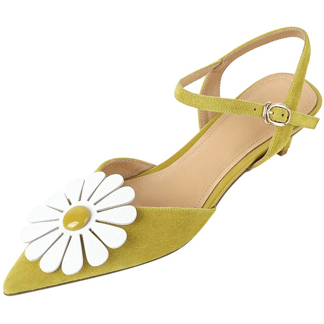 סנדל שפיץ מהפנט בגימור פרח מקורי מאיטליה להופעה הכי נשית שתהיה לך במלתחה - לה איסלה