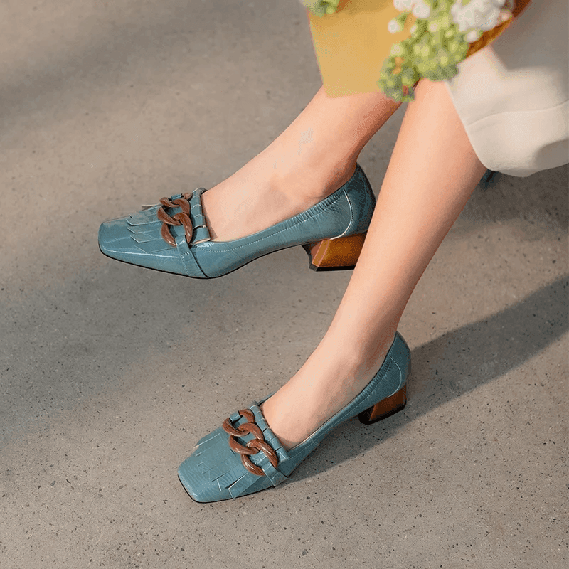 סנדל גבוה בגימור שרשרת אופנתית של מעצב ישראלי להופעה מדוייקת וללוק מחושב שלך - לה איסלה