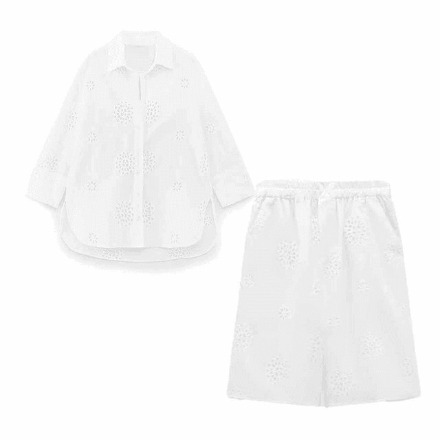 סט קליל לעונת מעבר בגימור תחרה מהפנט ללוק של אישה שמיימית ולהופעה מנצחת - לה איסלה