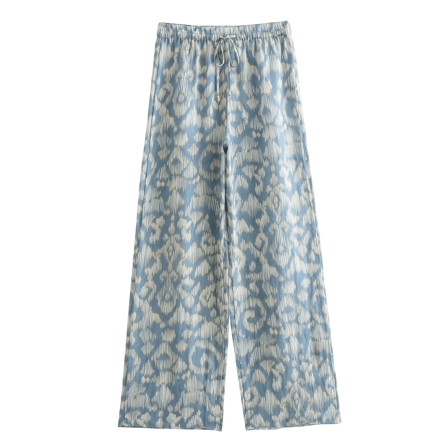 סט פשתן השי של מכופתרת ומכנס גומי בצבעי פסטאל מרשימים ללוק נקי ומיוחד - לה איסלה