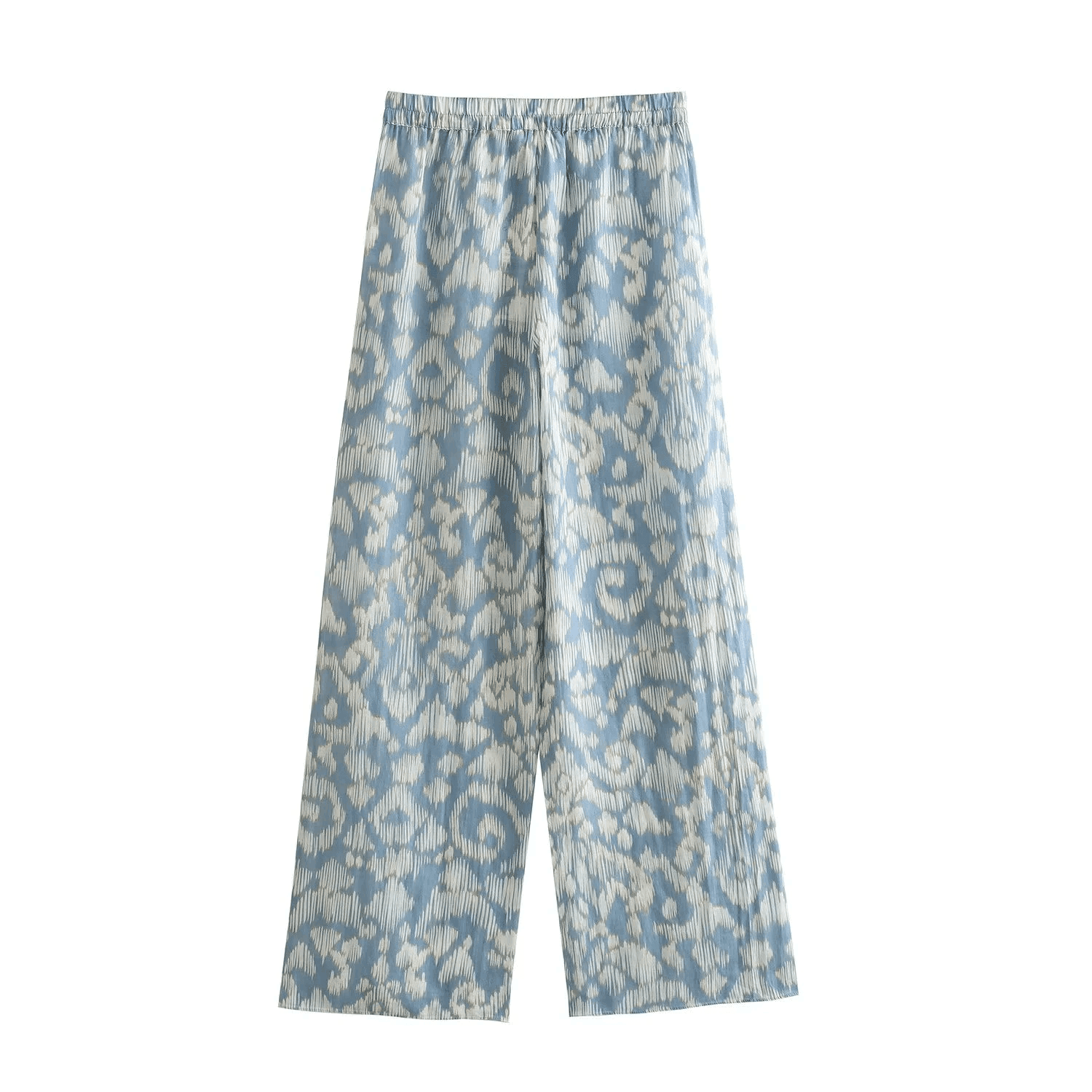 סט פשתן השי של מכופתרת ומכנס גומי בצבעי פסטאל מרשימים ללוק נקי ומיוחד - לה איסלה