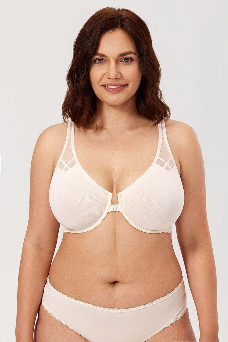 חזיית נשים מצויינת בפתיחה קידמית מאזנת לאחיזה שנותנת תחושה קלה לחזה נושם - לה איסלה