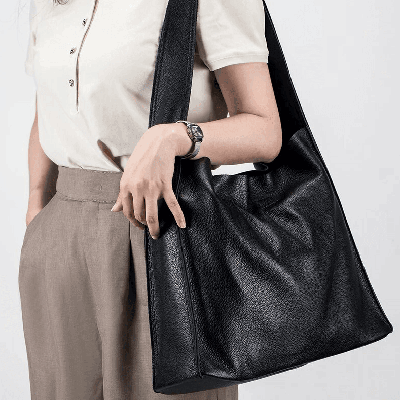 תיק עור יוקרתי ממילאנו בשילוב תיק פנימי לנשיאה של כל החפצים ללוק נשי עוצמתי - לה איסלה