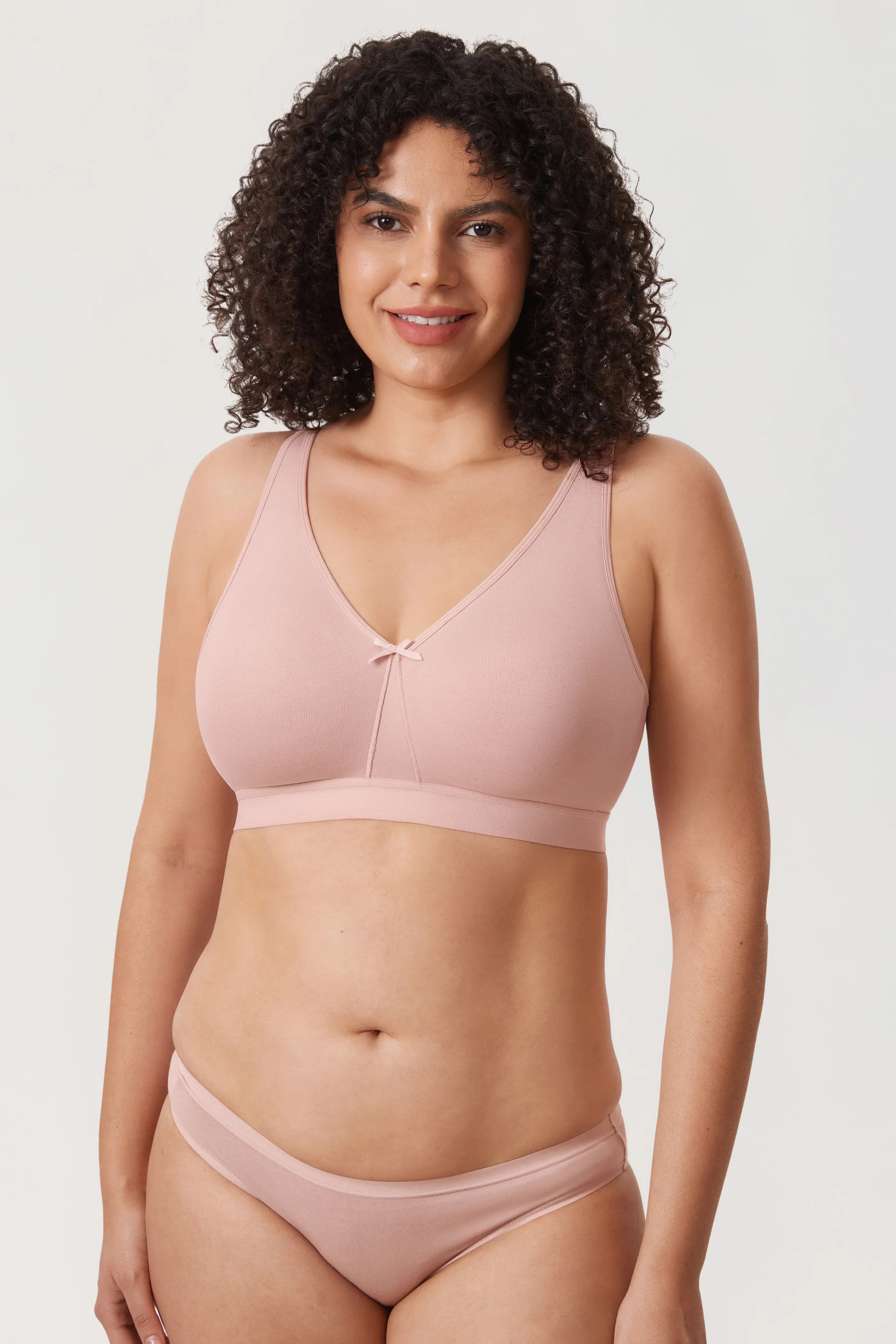 חזיית כותנה נוחה ללא עצם למראה נשי עדין