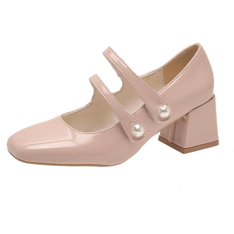 סנדלי רטרו פנינה בגימור נשי איטלקי ללוק משובח של אישה אלגנטית ומרשימה - לה איסלה