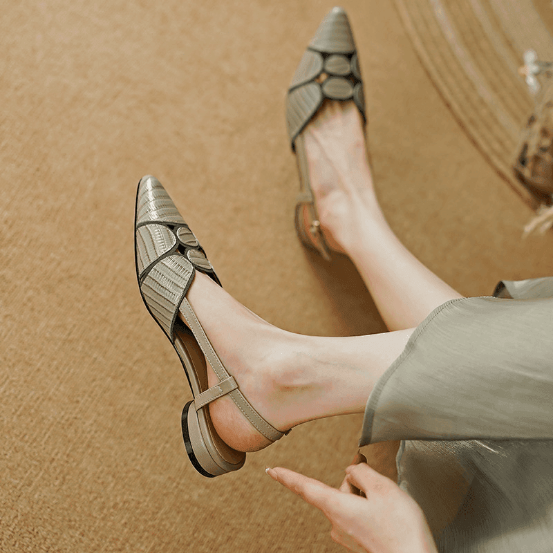 סנדל וינטאג' מקורי מעור איטלקי להופעה נשית איכותית וללוק יוקרתי משלך - לה איסלה