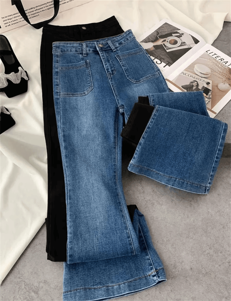 ג'ינס פדלפון סטרצ'י בגימור גבוה ללוק נשי עוצמתי ולהופעה אינטלגנטית שלך - לה איסלה