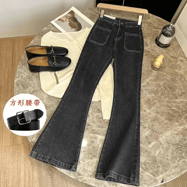 ג'ינס פדלפון סטרצ'י בגימור גבוה ללוק נשי עוצמתי ולהופעה אינטלגנטית שלך - לה איסלה