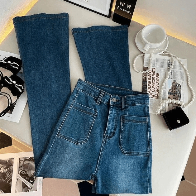 ג'ינס פדלפון סטרצ'י בגימור גבוה ללוק נשי עוצמתי ולהופעה אינטלגנטית שלך - לה איסלה