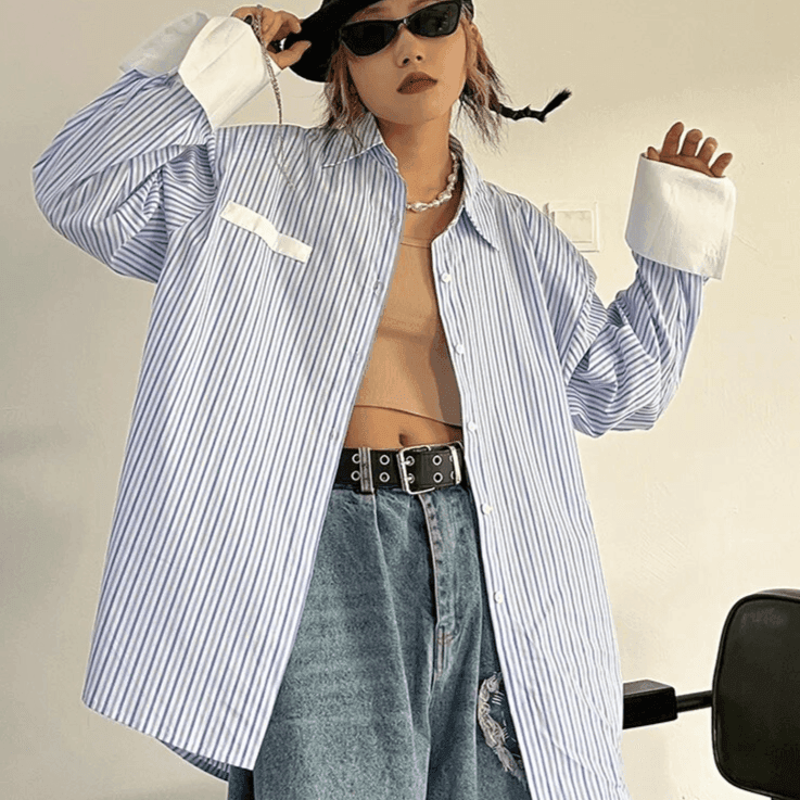 מכופתרת בוייפרנד בסיגנון קוראיני מרהיב להופעה של אישה שרוצה להדגיש ביטחון ועצמה - לה איסלה