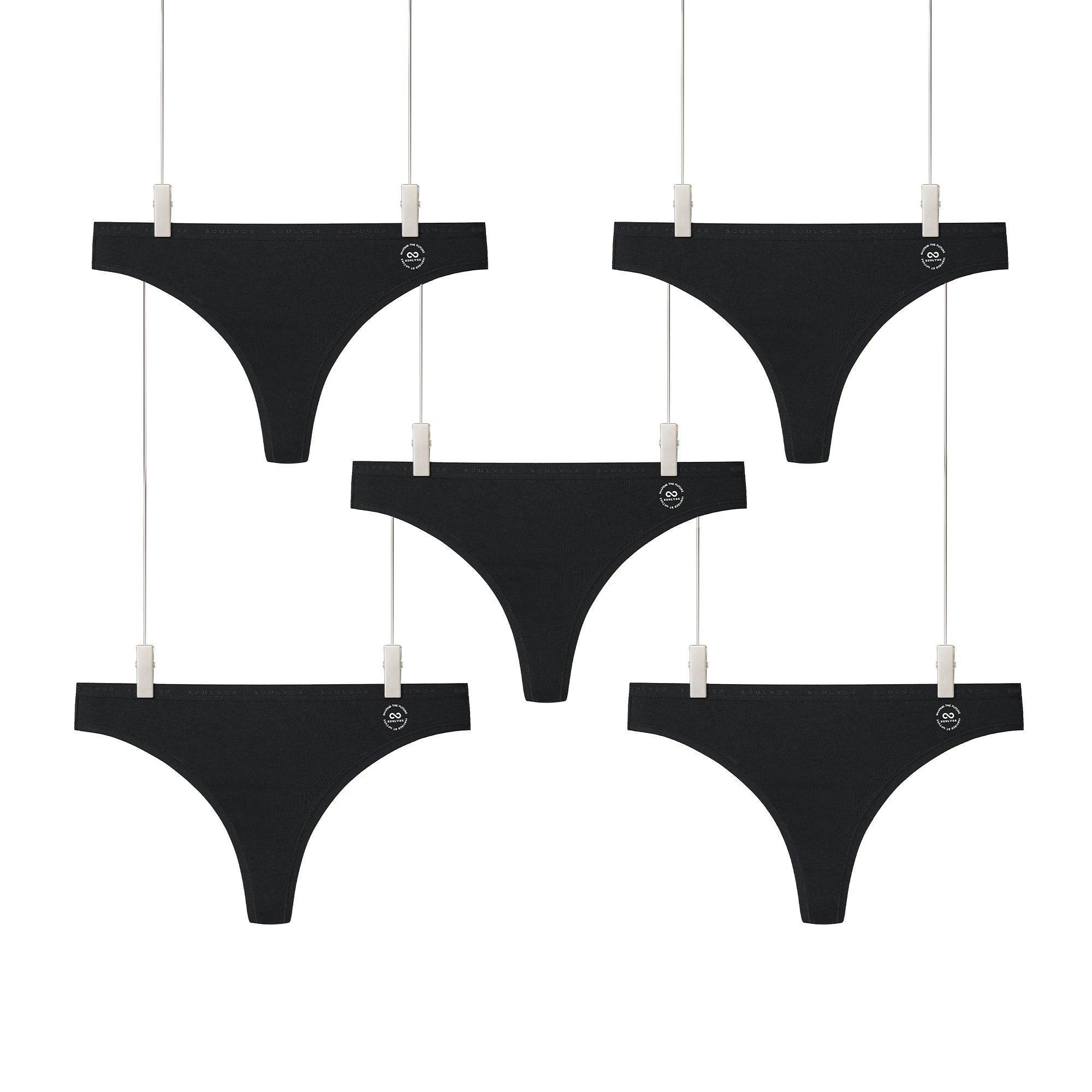 הכי איכותיים שיש - סט 5 תחתונים כותנה חוטיני - לה איסלה