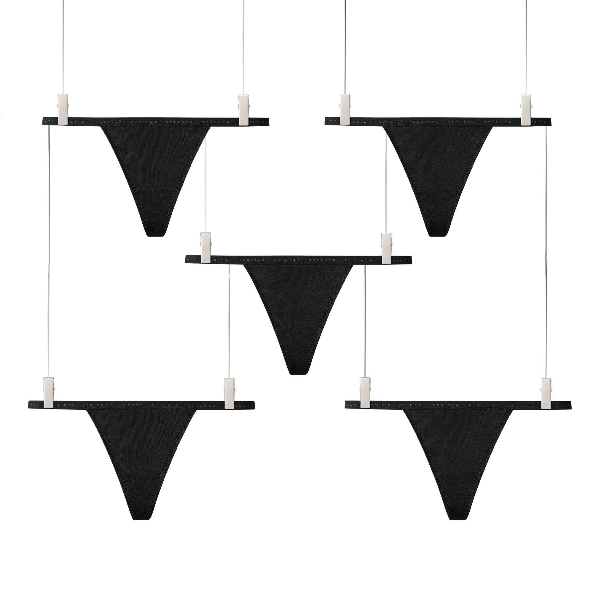 הכי איכותיים שיש - סט 5 תחתונים כותנה חוטיני - לה איסלה