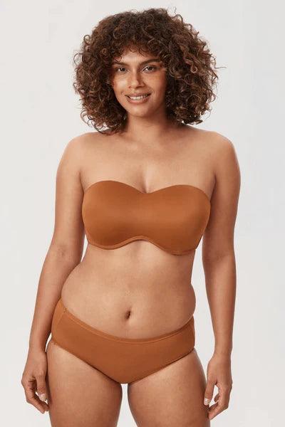 חזיית סטרפלס מושלמת עם עצם לחזה שופע בצבע אופנתי מהמם להופעה נשית משודרגת