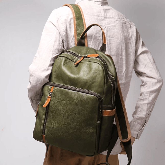 תיק גב יוניסקס מעור איטלקי לנשיאה של חפצי ערך אישים ללוק נשי בולט - לה איסלה: אופנה וחזיות פרימיום