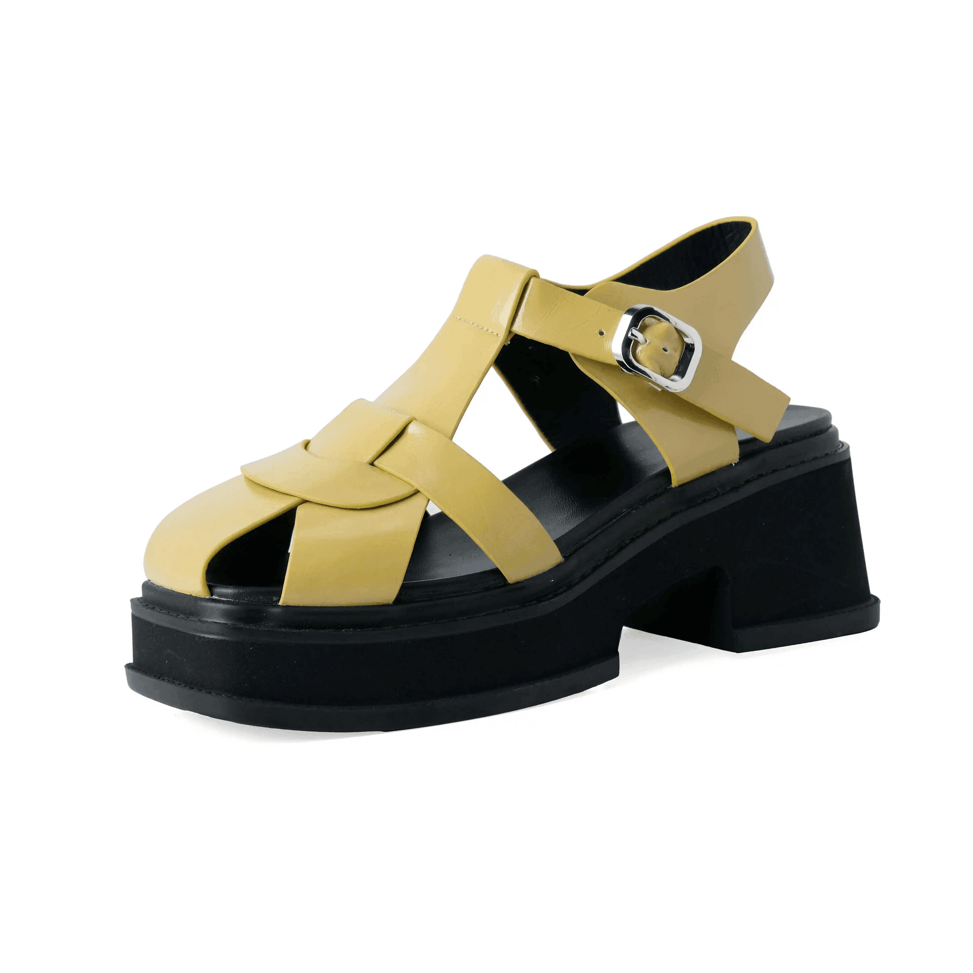 סנדל עור איטלקי בגימור לקה מבריק ללוק נשי אופנתי ולהופעה מהממת שלך - לה איסלה: אופנה וחזיות פרימיום