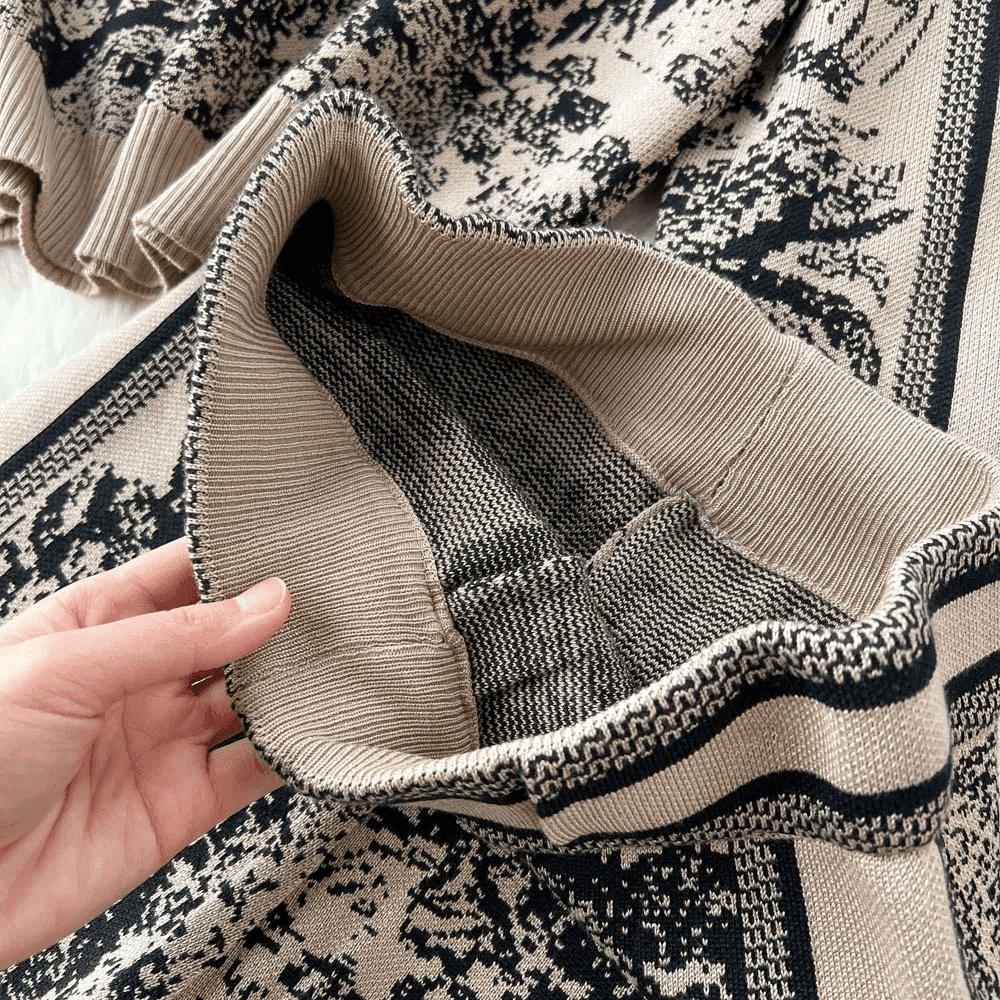 סט סריג קליל בגהדפס חייתי מושקע להופעה נשית מושכת וללוק בלתי נשכח - לה איסלה