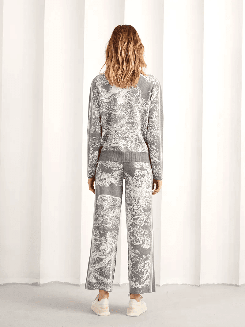 סט סריג קליל בגהדפס חייתי מושקע להופעה נשית מושכת וללוק בלתי נשכח - לה איסלה