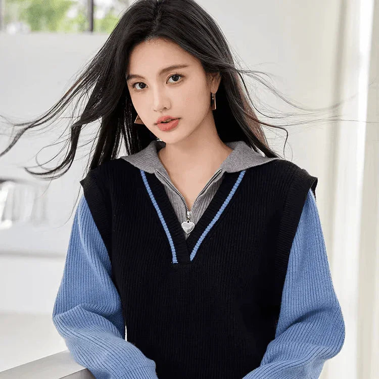 סריג נשים איכותי לחורף בגימור ריץ רץ וי מפנק ללוק משגע ולהופעה מושכת שלך