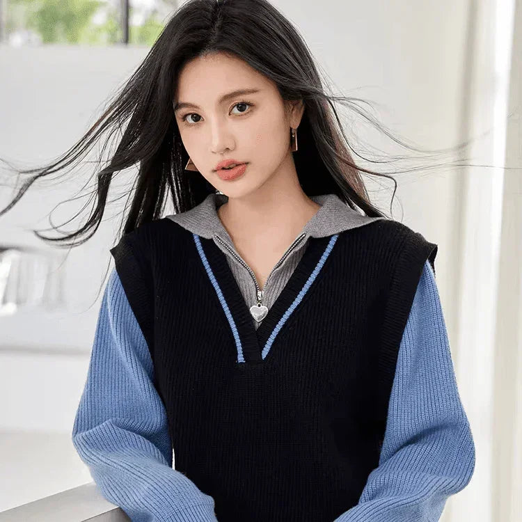 סריג נשים איכותי לחורף בגימור ריץ רץ וי מפנק ללוק משגע ולהופעה מושכת שלך