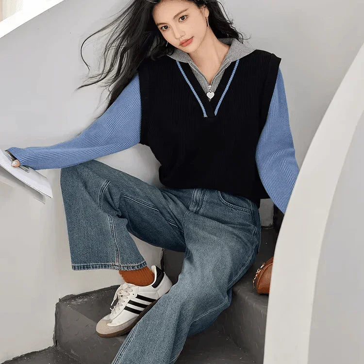 סריג נשים איכותי לחורף בגימור ריץ רץ וי מפנק ללוק משגע ולהופעה מושכת שלך