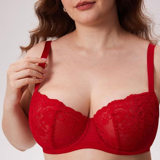 חזיית תחרה ממליאנו בגימור עצם בתמיכה נשית אסטית ללוק יומיומי כבוש