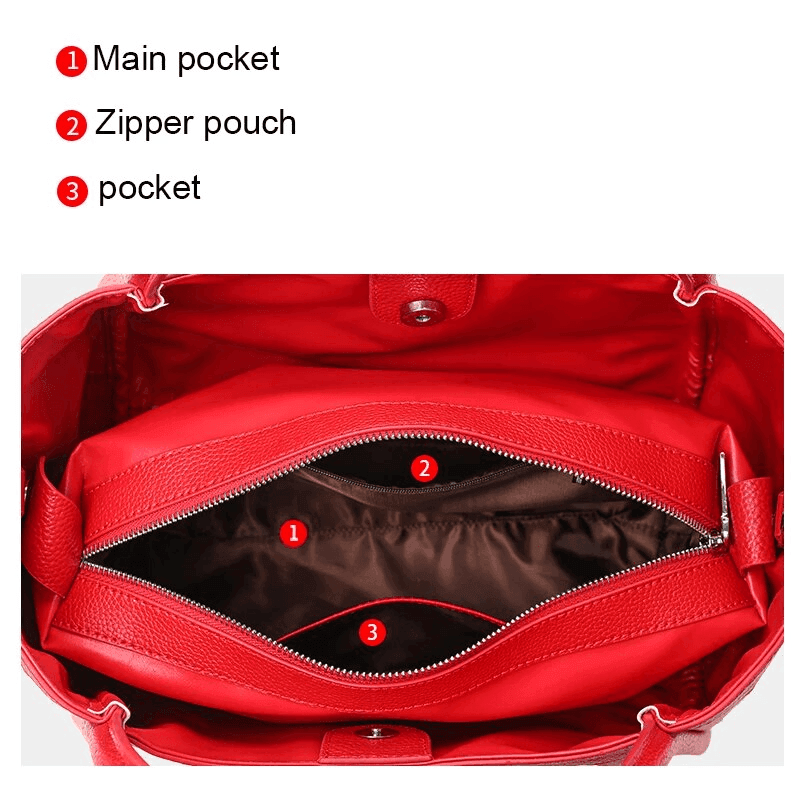 תיק עור איטלקי בגימור מנוחש מהמם להופעה נשית בולטת וללוק היסטרי שלך - לה איסלה