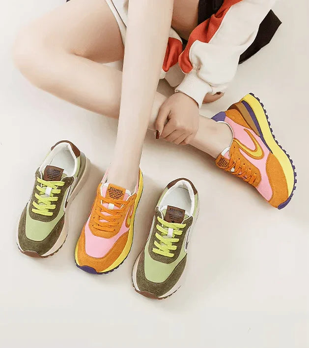 סניקרס פלטפורה מאיטליה בגימור זמש ללוק היפסטרי מהפנט ולהופעה מרתקת שלך