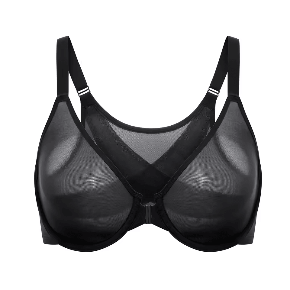 חזיית עצם בסגירה קידמית ללוק נשי עוצמתי ולהופעה יומיומית נוחה