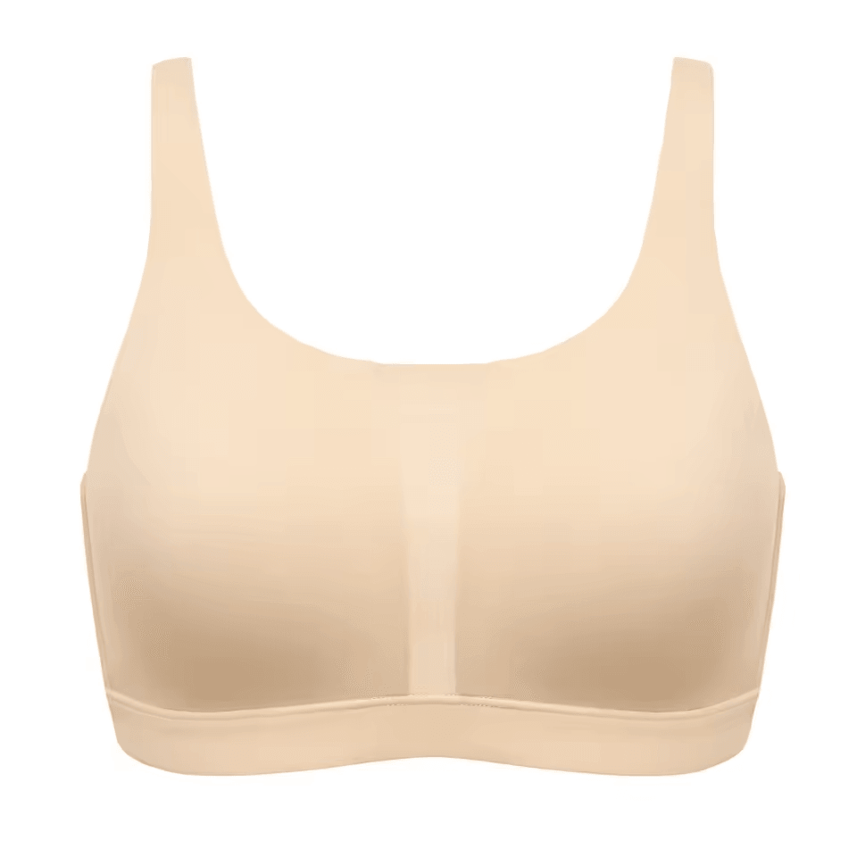 חזיית טופ לחזה שופע ללא עצם לבתמיכה מעולה לגב וללוק נשי מהמם