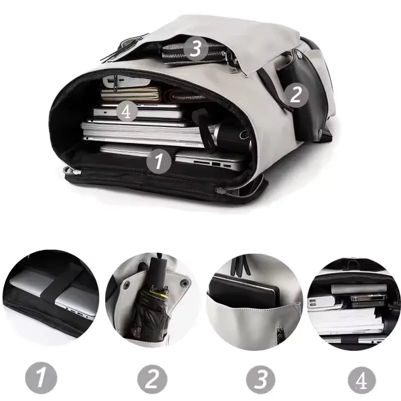 תיק גב גדול לנסיעות בעיצוב של מעצב איטלקי ללוק אופנתי ולהופעה נוחה