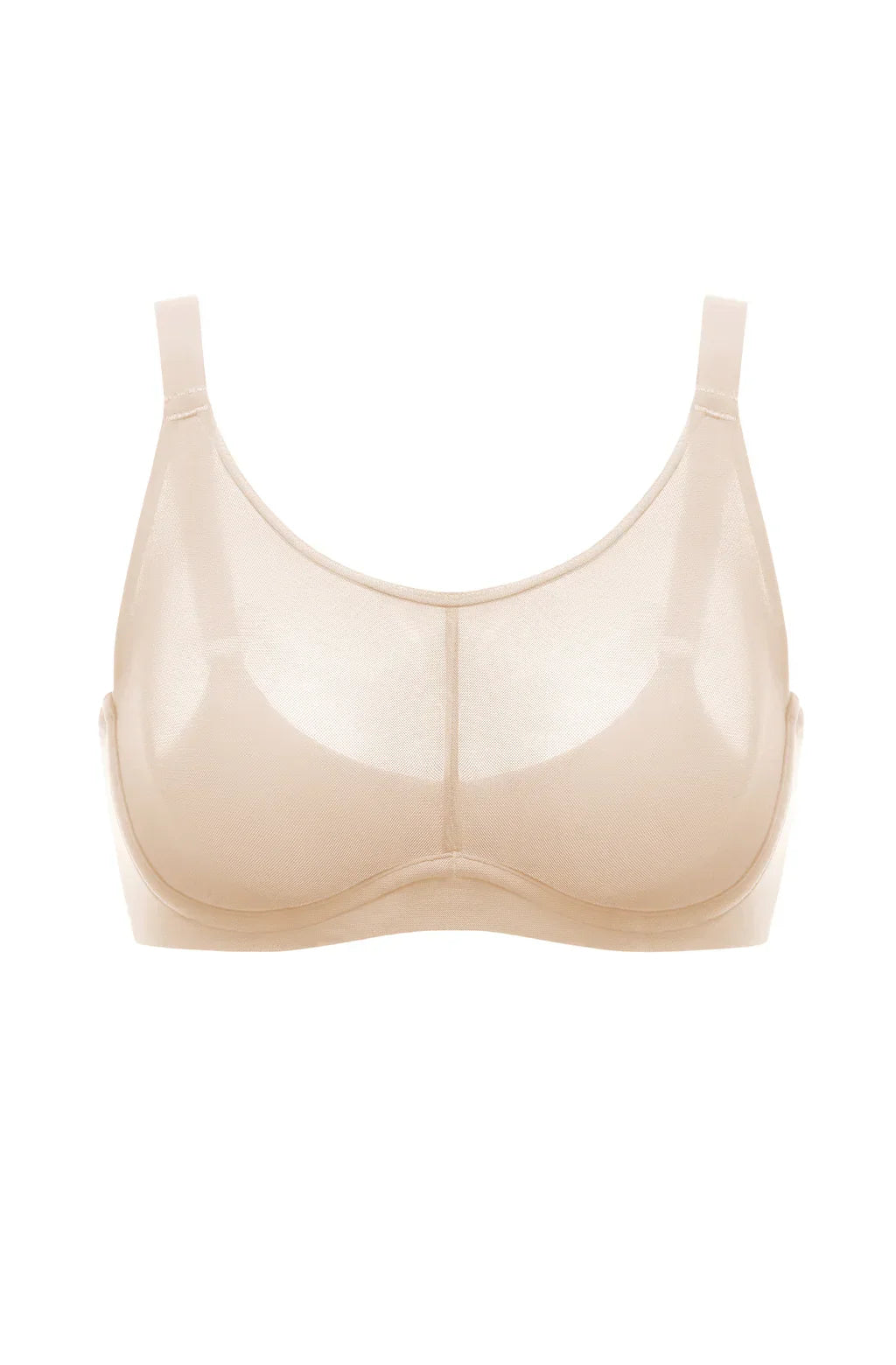 חזיית עצם עדינה בכיסוי מלא לחזה שופע מבד עוטף ונוח ולהופעה נשית מחבקת