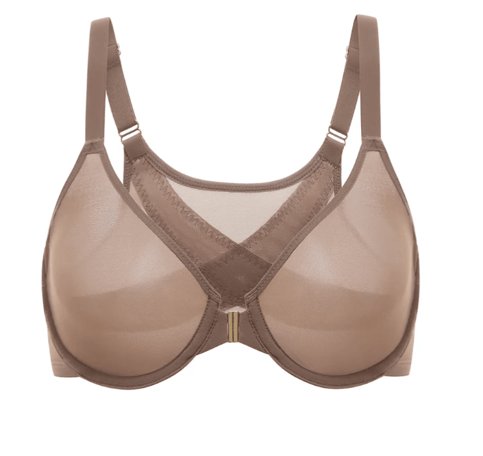 חזיית עצם נשית בסגירה קידמית מהפנטת לתמיכה אורטופדית חכמה לגב