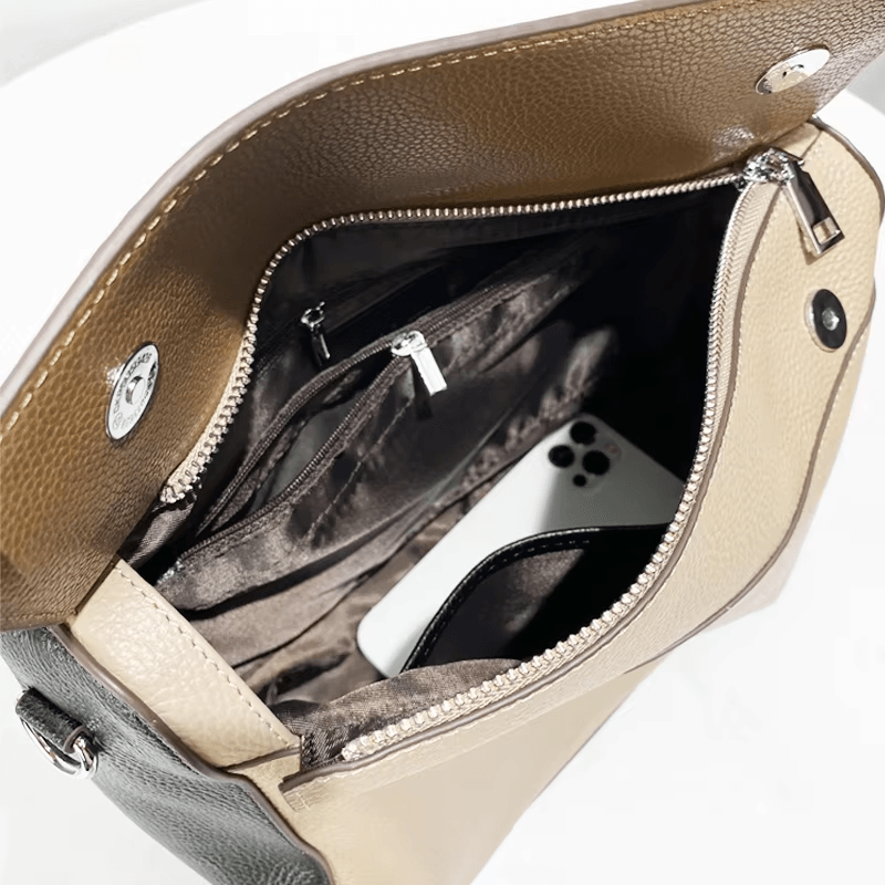 תיק עור איטלקי בחלוקת תאים פרקטית ללוק אופנתי שיעניק לך נוחות אופטימלית