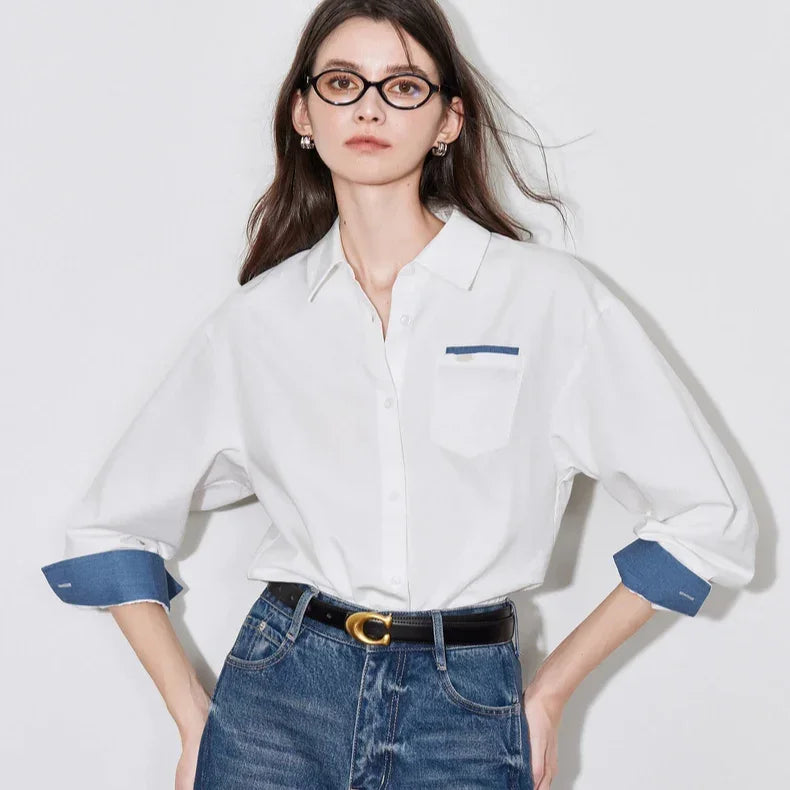 מכופתרת של מעצב ממילאנו למשרד או אפילו לערב ללוק נשי מתחכם