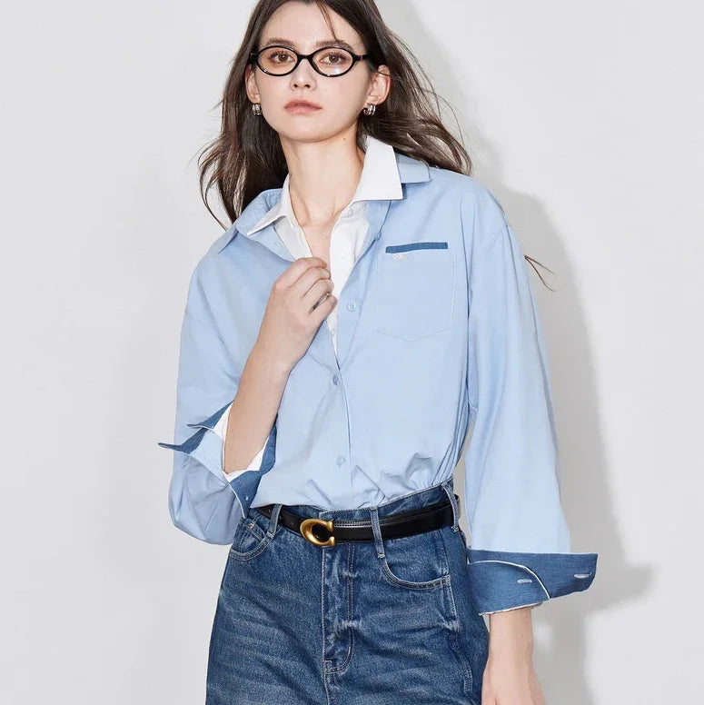 מכופתרת של מעצב ממילאנו למשרד או אפילו לערב ללוק נשי מתחכם