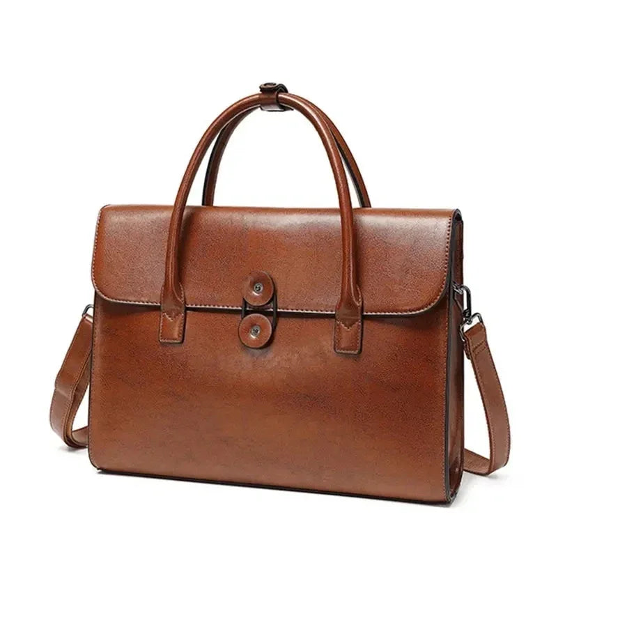 תיק עור משרדי בגימור איטלקי איכותי ללוק נשי מוקפד ולהופעה אופנתית