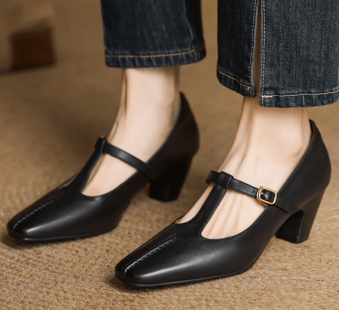 נעלי לוליטה מעור בסגנון וינטאג' ללוק אופנתי משובח ולהופעה מושקעת שלך