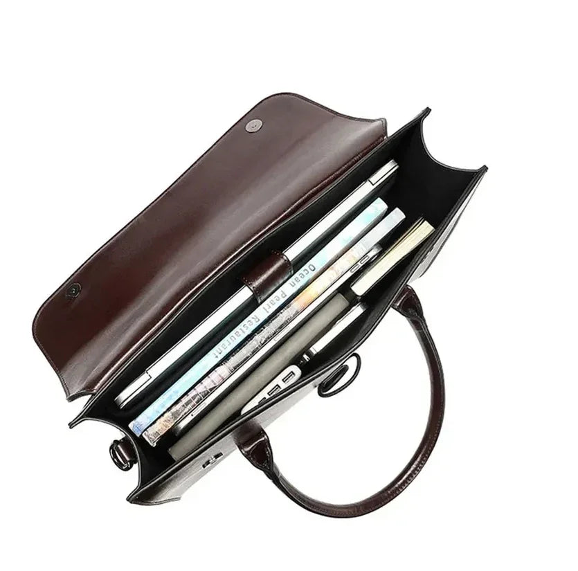 תיק עור משרדי בגימור איטלקי איכותי ללוק נשי מוקפד ולהופעה אופנתית