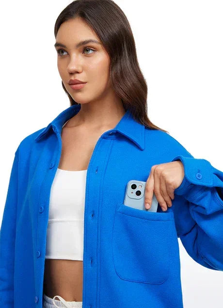 עליונית כותנה בגיזרת אוברסייז משגעת עם כפתורים ללוק שפשוט תחרשי עליו