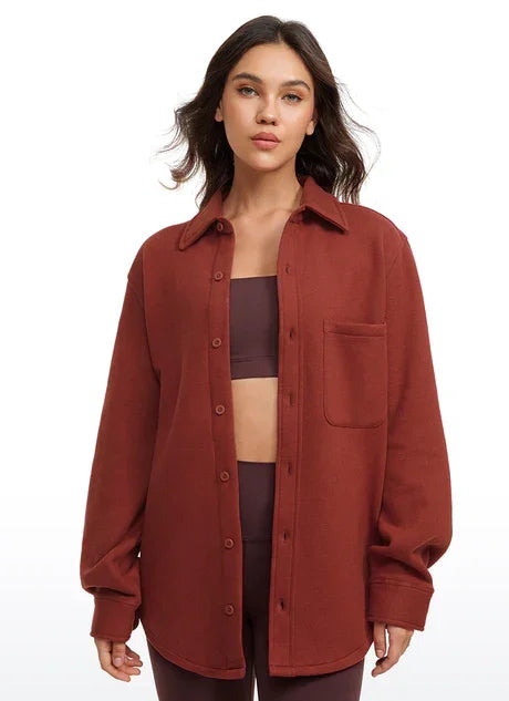 עליונית כותנה בגיזרת אוברסייז משגעת עם כפתורים ללוק שפשוט תחרשי עליו