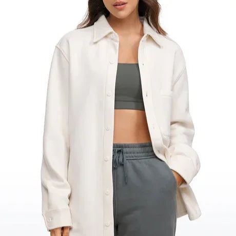 עליונית כותנה בגיזרת אוברסייז משגעת עם כפתורים ללוק שפשוט תחרשי עליו