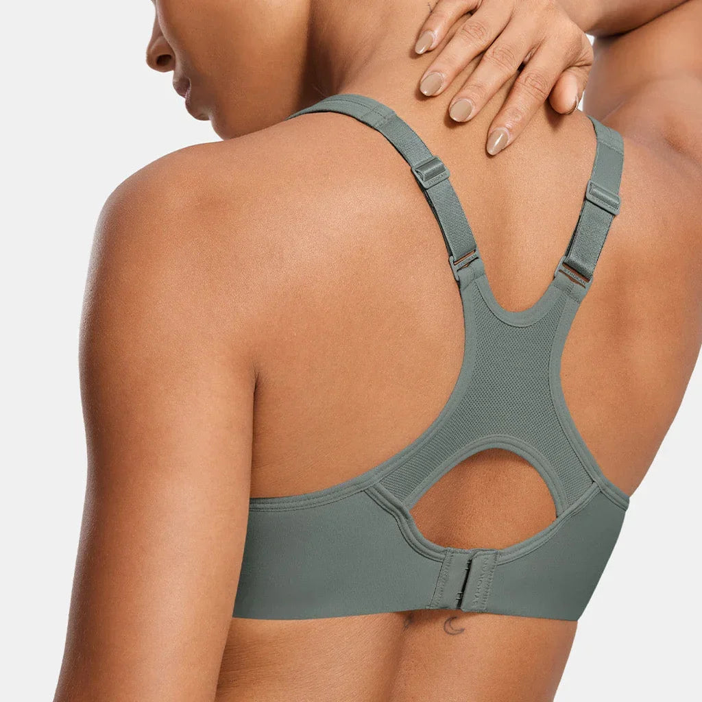 חזיית ספורט אורטופדית עם עצם בעצוב מהפכני שמרים את החזה ומגן על הגב התחתון