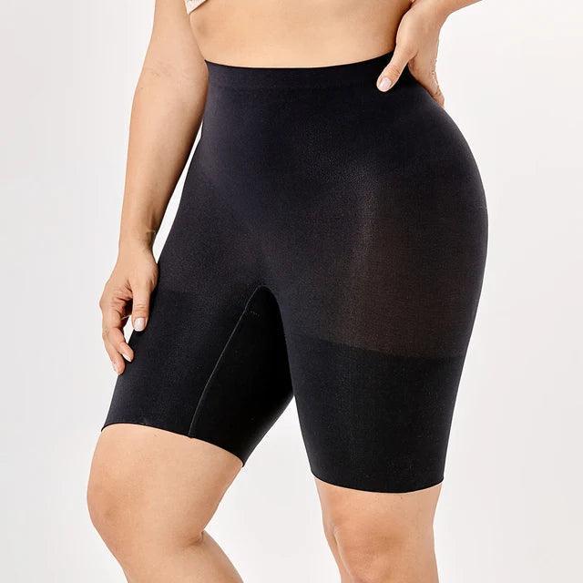 מכנסי גוף עד הברך לכיסוי הבטן התחתונה בגיזרה מחטבת ומרזה - לה איסלה: אופנה וחזיות פרימיום