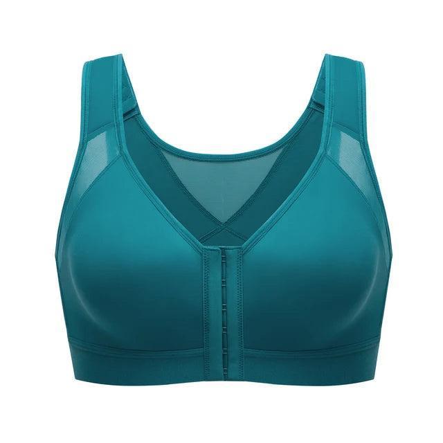 חזיית פטנט בסגירה קדמית פרקטית לאחיזה אורטופדית בגב וללוק נשי משובח - לה איסלה