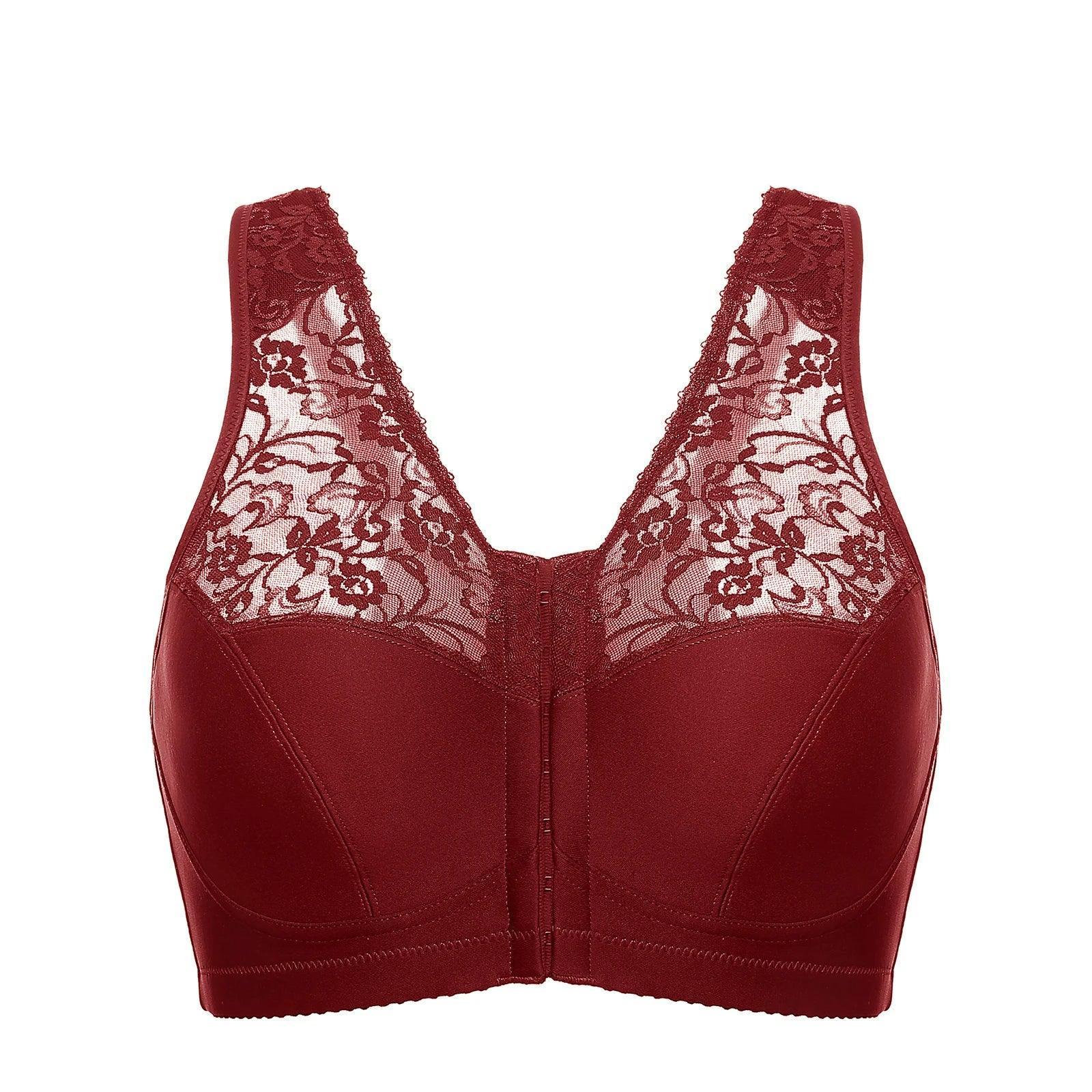 חזיית נוחות מדהימה עם פתיחה וסגירה קדמית וכתפיות רחבות - לה איסלה: אופנה וחזיות פרימיום